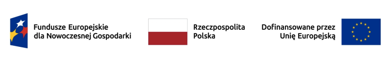 Logotypy dofinansowania: Fundusze Europejskie, Rzeczpospolita Polska, Unia Europejska