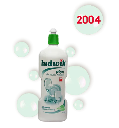 Odmłodzona butelka Ludwika z 2004 roku