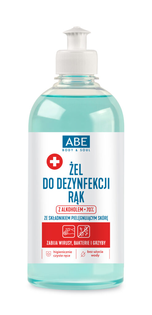 ABE żel do dezynfekcji rąk 500 ml