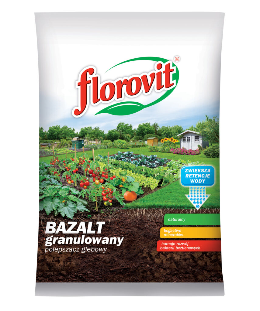 Florovit bazalt granulowany polepszacz glebowy - worek 10 kg