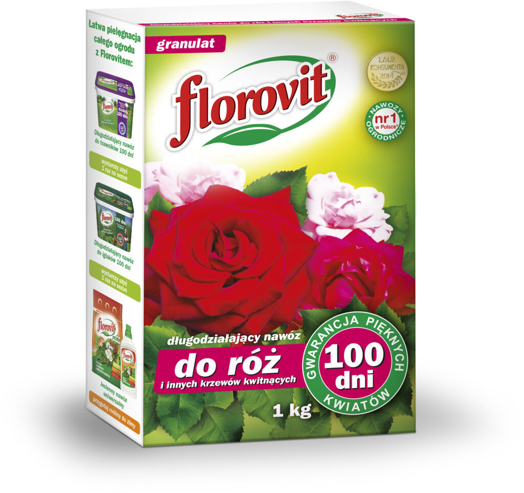 Florovit długodziałający nawóz do róż 100 dni - karton 1 kg