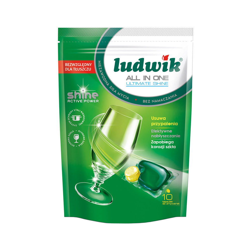 Kapsułki do zmywarek Ludwik All in One 10 szt
