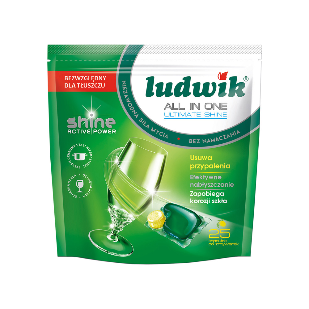 Kapsułki do zmywarek Ludwik All in One 25 szt