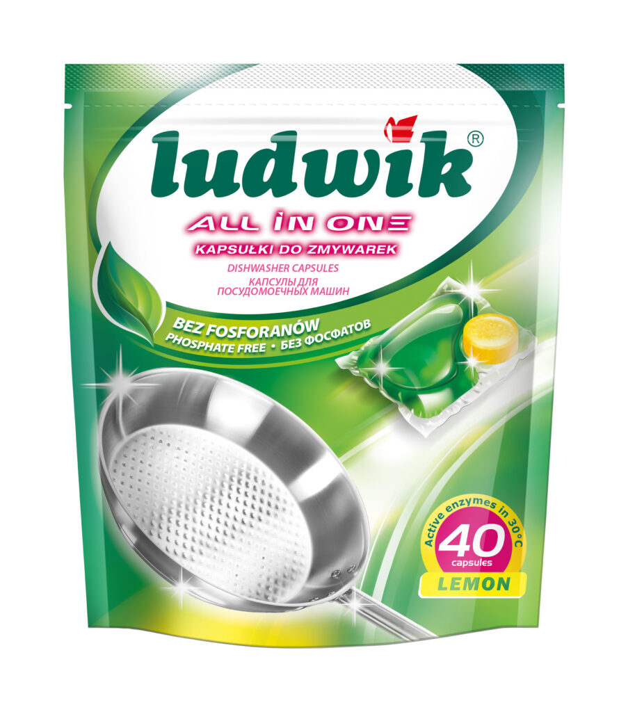 Ludwik All in one kaspułki do zmywarek 40 szt.