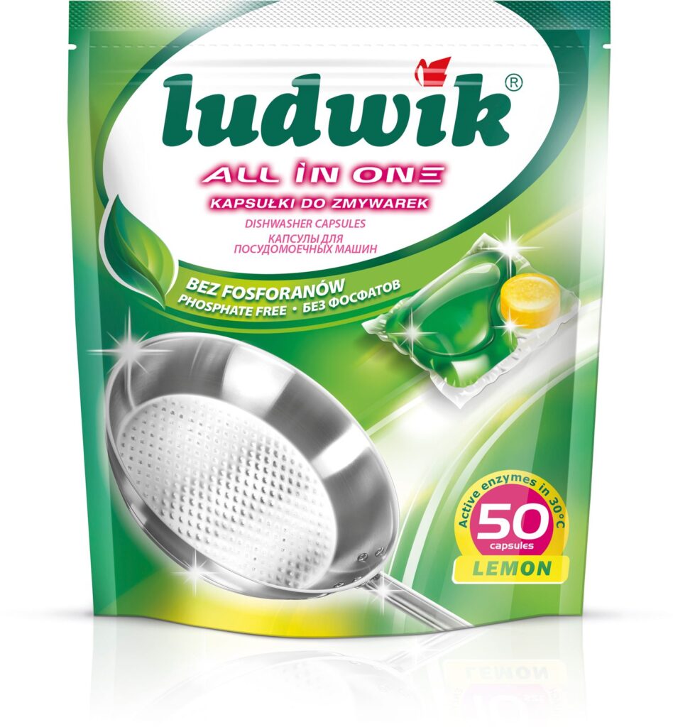 Ludwik All in one kaspułki do zmywarek 50 szt.