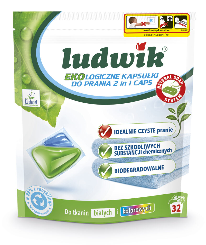 Ludwik Ekologiczne kapsułki do prania 2 in 1 CAPS 32 szt.87
