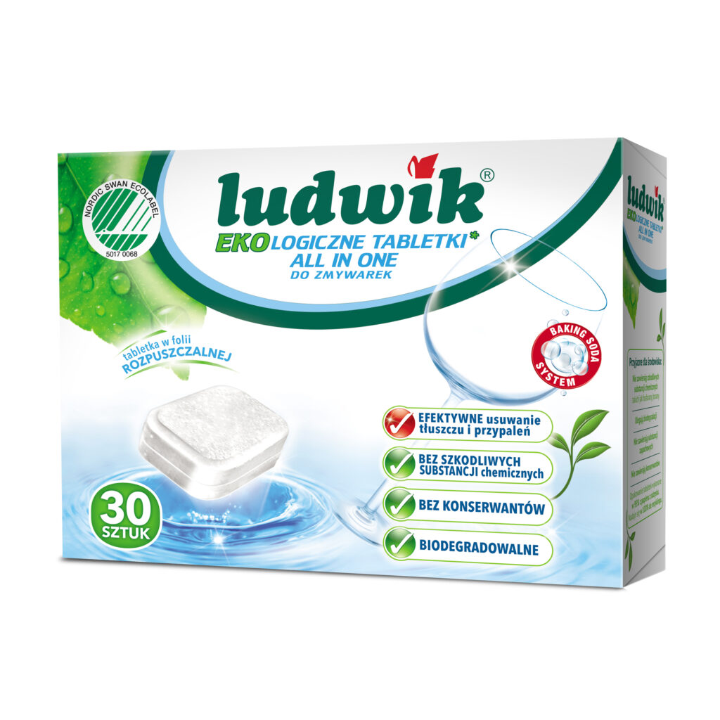 Ludwik Ekologiczne tabletki All in one do zmywarek 30 szt