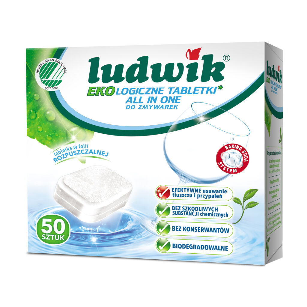 Ludwik Ekologiczne tabletki All in one do zmywarek 50 szt