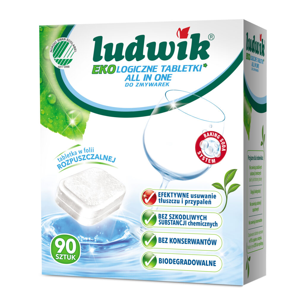 Ludwik Ekologiczne tabletki All in one do zmywarek 90 szt