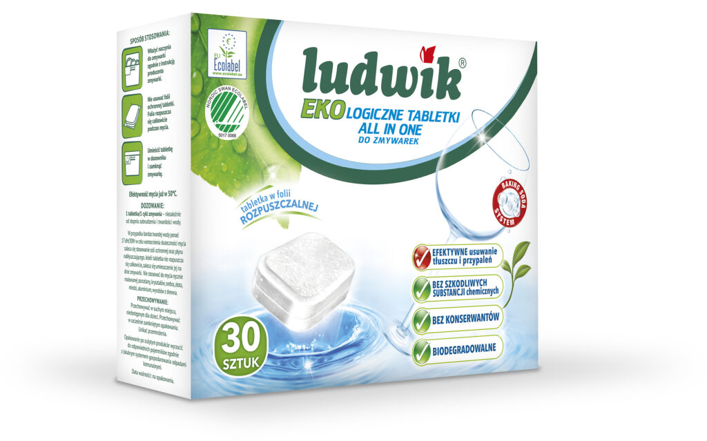 Ludwik Ekologiczne tabletki do zmywarek All in one - 30szt