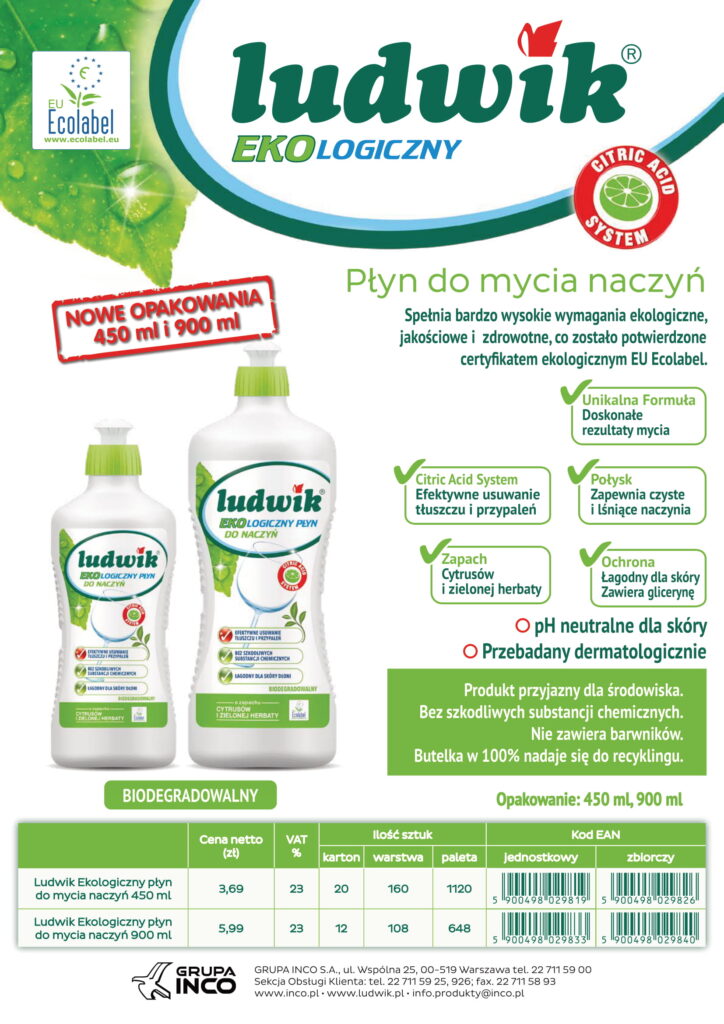 Ludwik Ekologiczny płyn do mycia naczyń