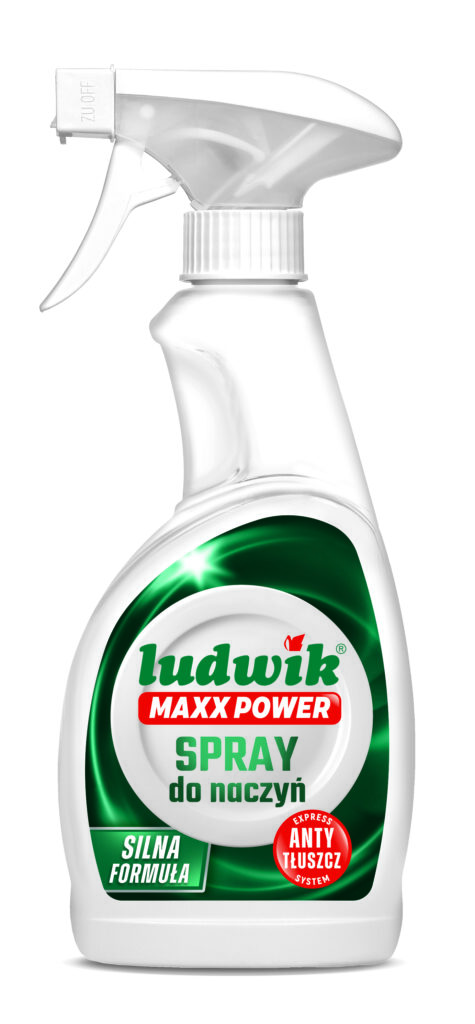 Ludwik MAXX POWER spray do mycia naczyń 400 ml 