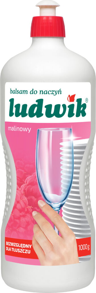 Ludwik balsam do mycia naczyń malinowy 1000 g