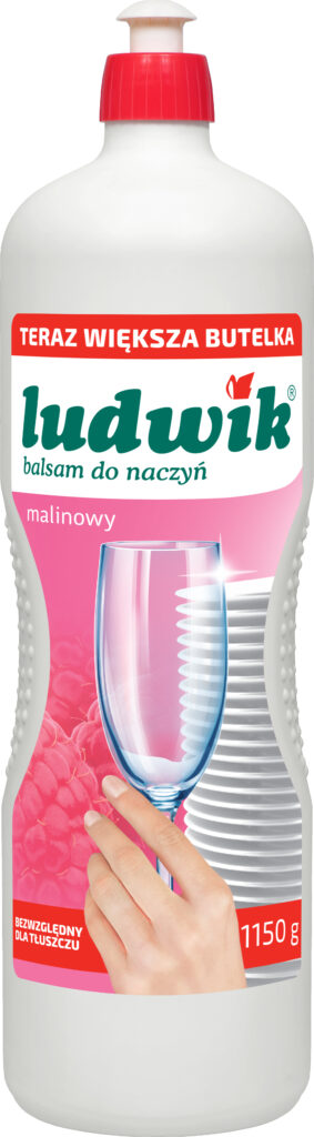 Ludwik balsam do mycia naczyń malinowy 1150 g