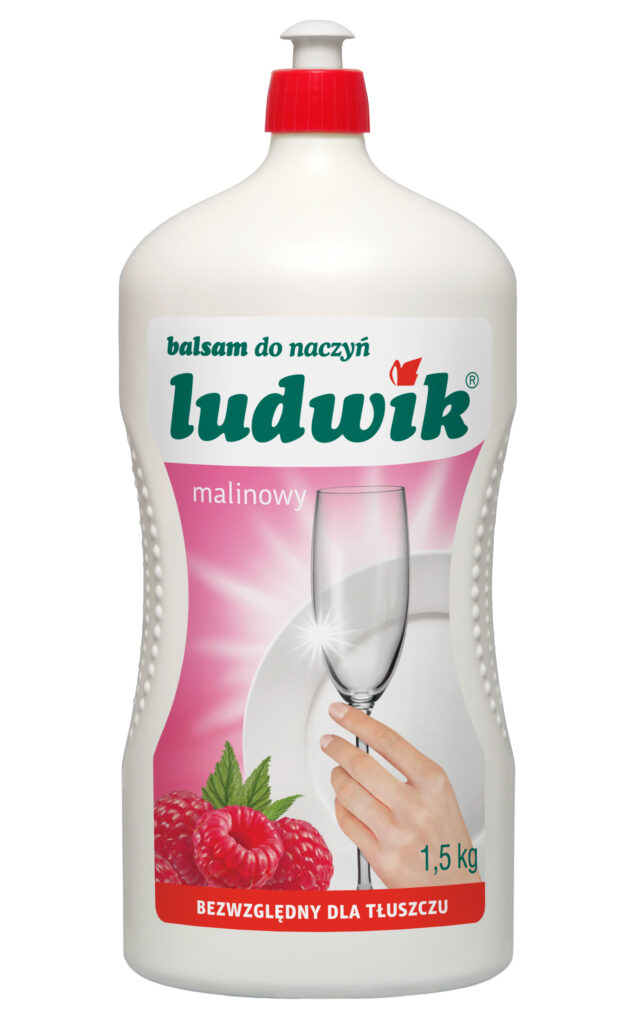 Ludwik balsam do mycia naczyń malinowy 1,5 kg