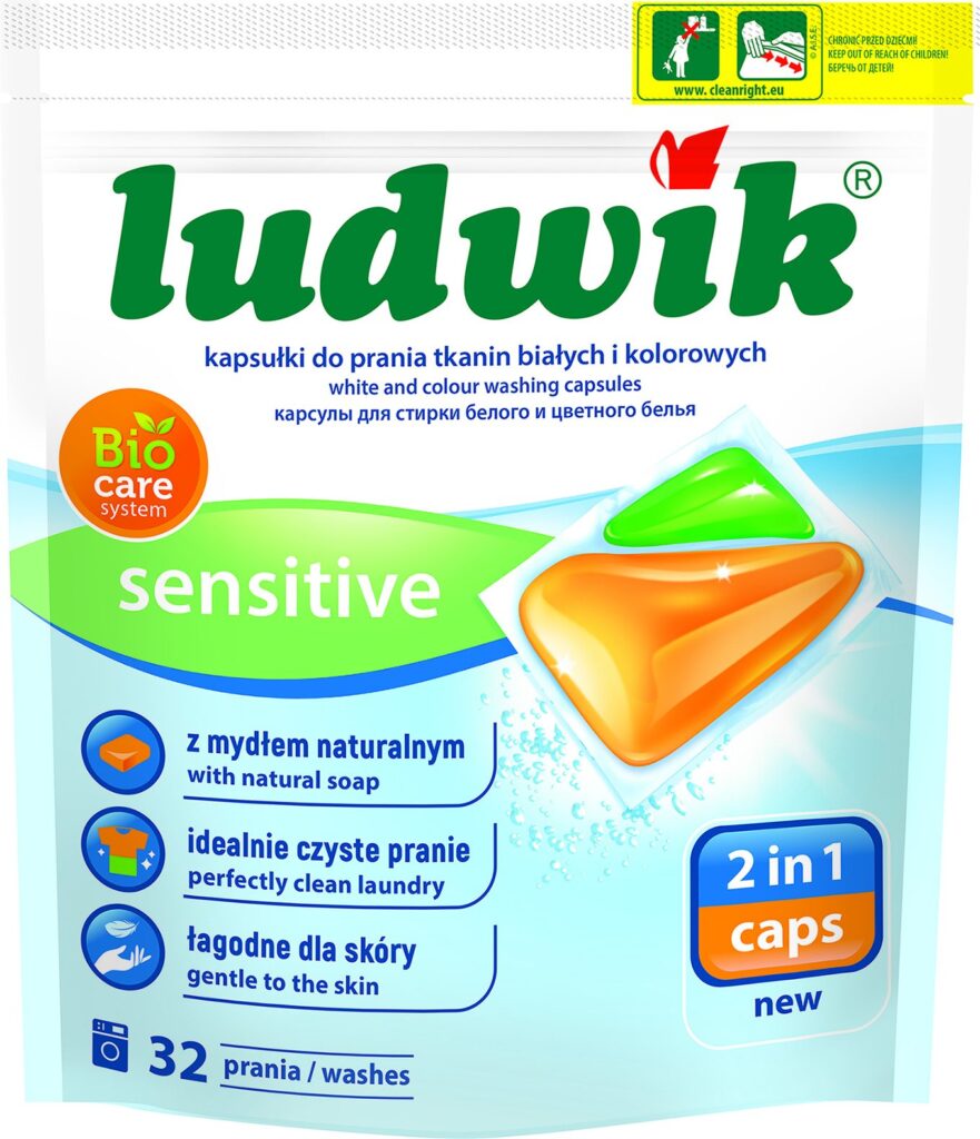 Ludwik kapsułki 2 in 1 caps Sensitive 32 szt