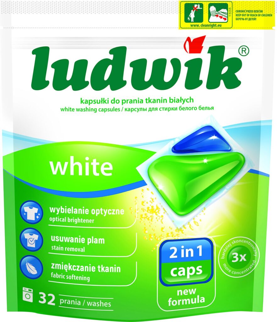 Ludwik kapsułki 2 in 1 caps White 32 szt