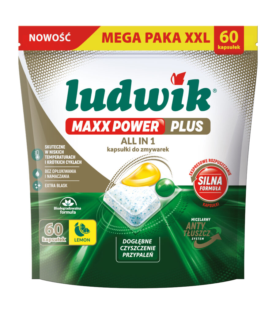 Ludwik kapsułki do zmywarek Maxx-Power-Plus-60-sztuk
