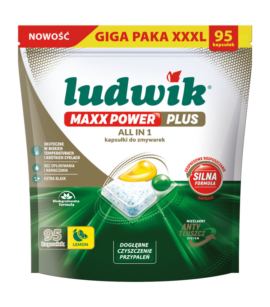 Ludwik kapsułki do zmywarek Maxx-Power-Plus-95-sztuk