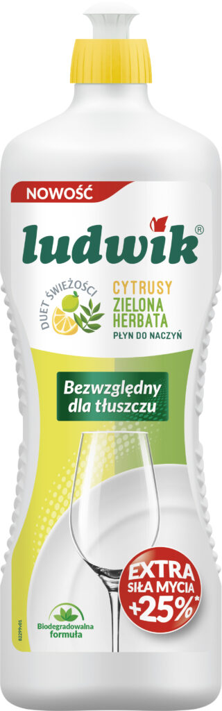 Ludwik płyn cytrusy z zieloną herbatą 1040 g