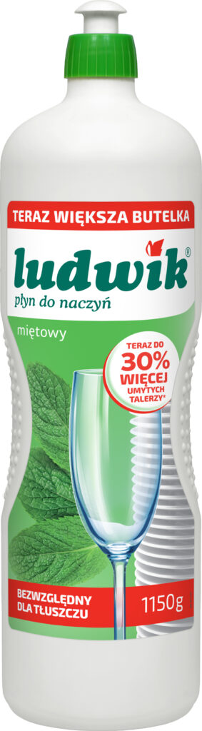 Ludwik płyn do mycia naczyń miętowy 1150 g