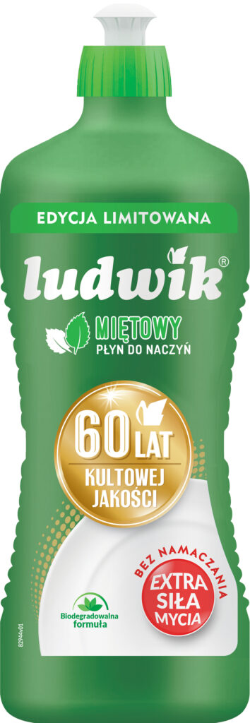 Ludwik płyn do mycia naczyń miętowy 925 g
