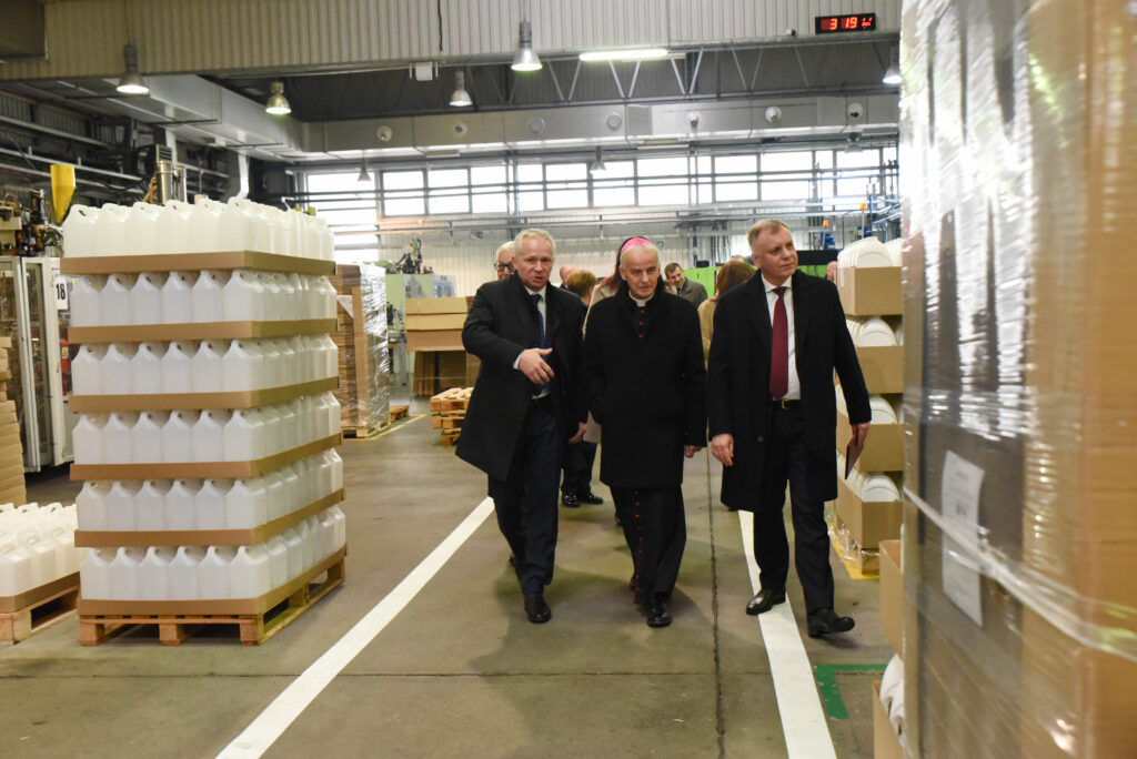 Przewodniczący Rady ds. społecznych KEP z wizytą w Zakładzie Produkcyjnym w Koniecpolu