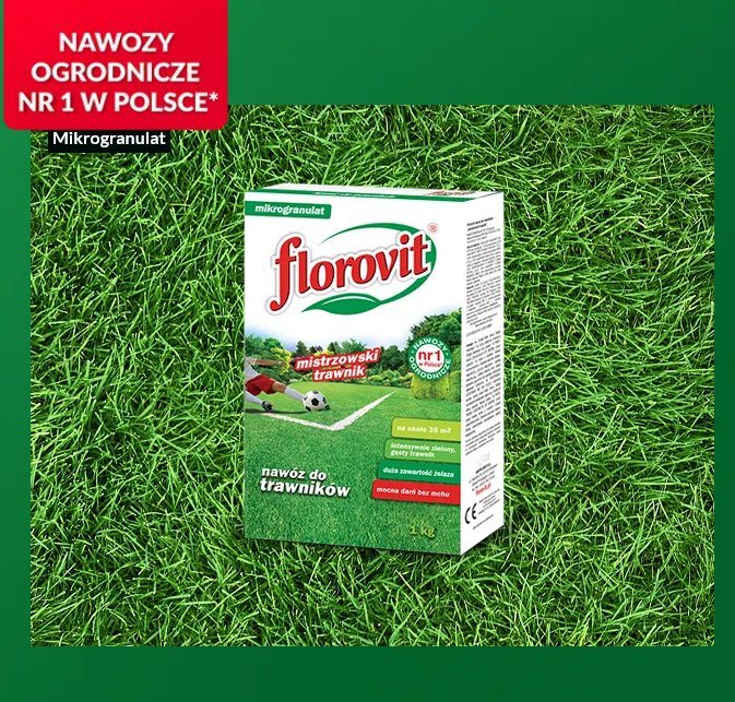 Mistrzowski Trawnik, nawóz w mikrogranulach Florovit
