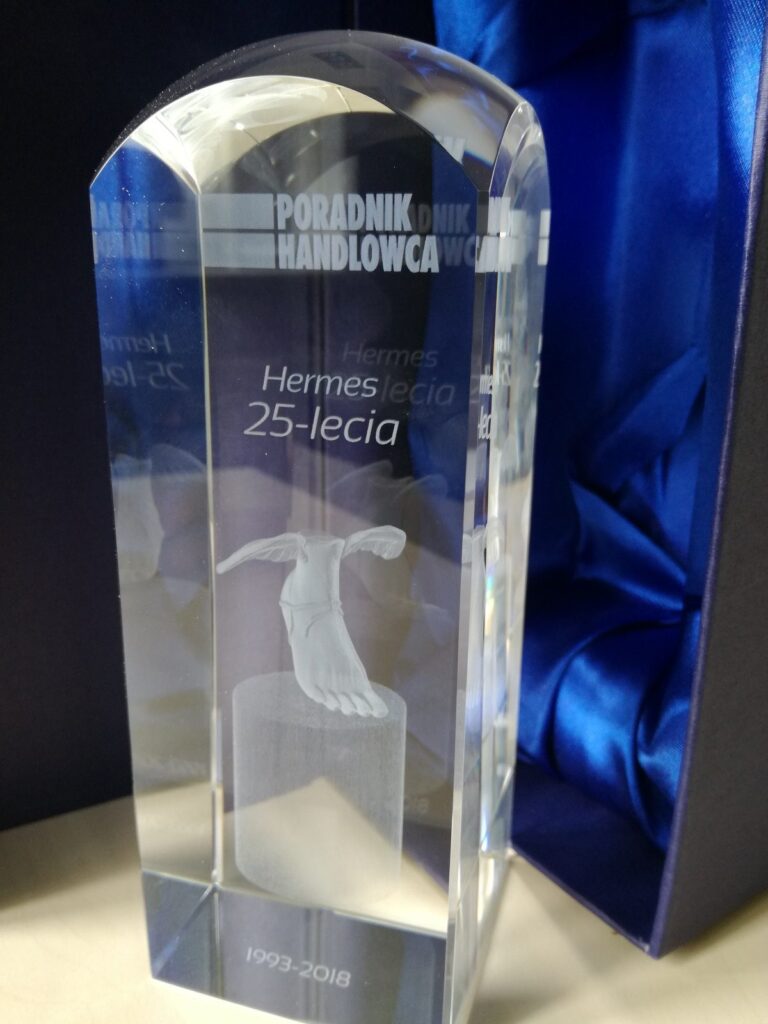 statuetka Hermesa 25 lat