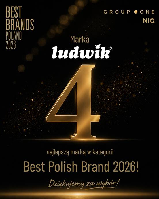 Best Brands Poland 2026 – marka Ludwik na 4. miejscu w kategorii Best Polish Brand